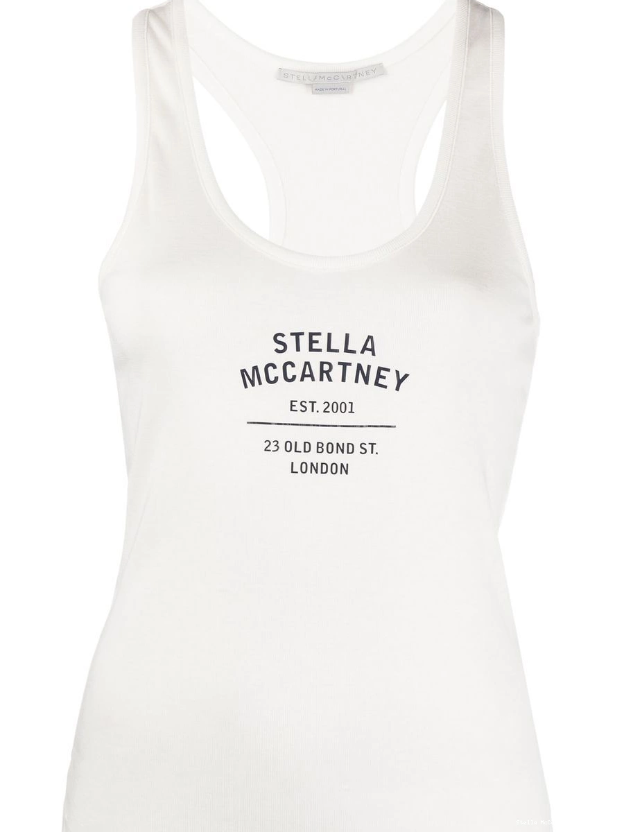 Affordable McCartney Women racerback top logo-print Stella 0821